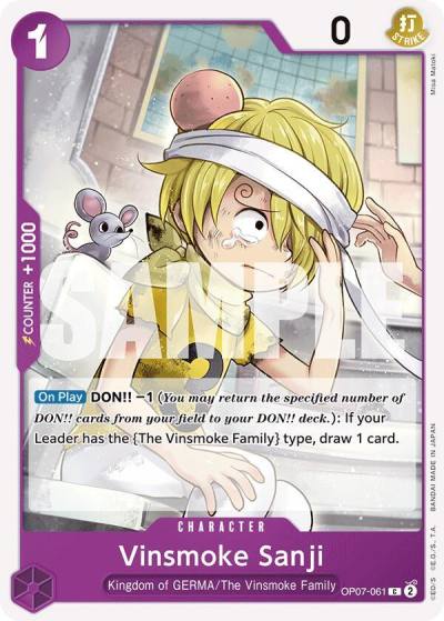 Vinsmoke Sanji OP07-061 500 Years in the Future Card
