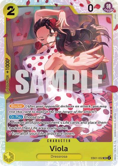 Viola EB01-052 Extra Booster: Memorial Collection Card