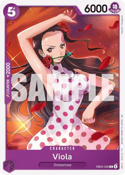 Viola EB03-030 Extra Booster: One Piece Heroines Edition Card