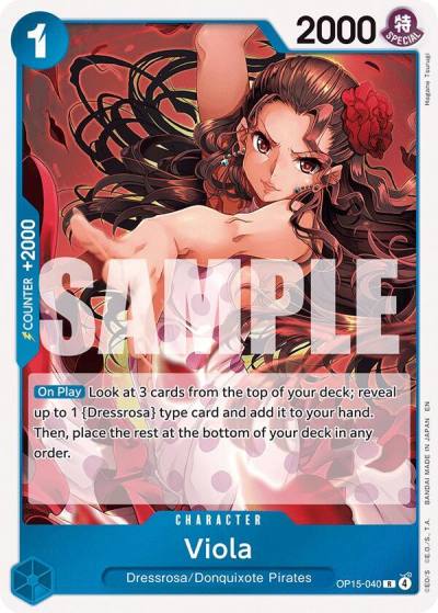 Viola OP15-040 Adventure on Kami's Island Card