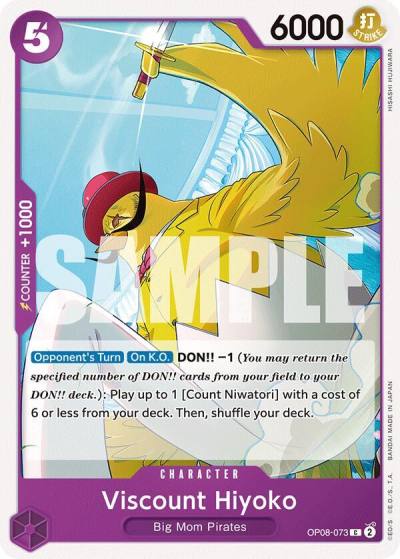 Viscount Hiyoko OP08-073 Two Legends Card