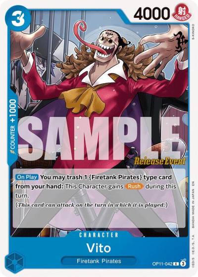 Vito OP11-042 A Fist of Divine Speed Release Event Cards Card