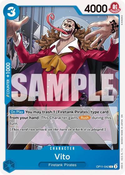Vito OP11-042 A Fist of Divine Speed Card