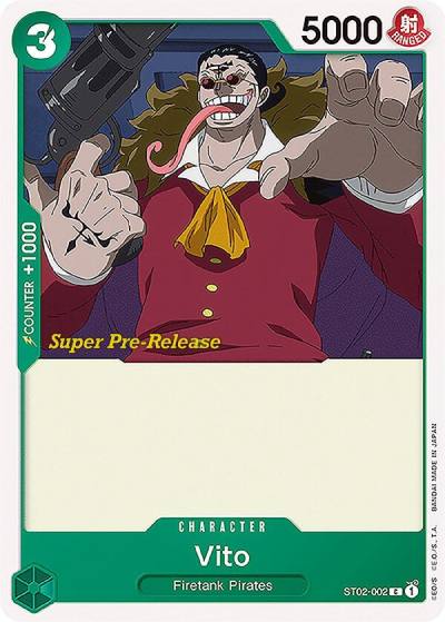 Vito ST02-002 Super Pre-Release Starter Deck 2: Worst Generation Card