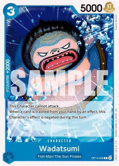 Wadatsumi OP14-056 The Azure Sea's Seven Card
