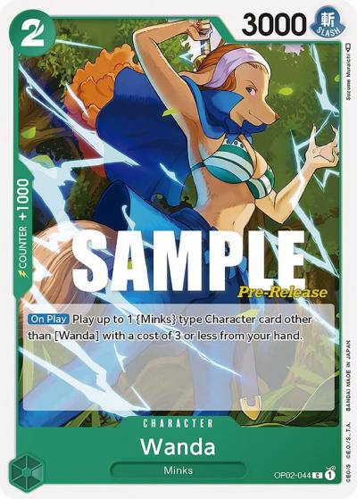 Wanda OP02-044 Paramount War Pre-Release Cards Card