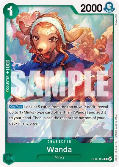 Wanda OP08-034 Two Legends Card