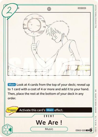 We Are! EB02-020 Extra Booster: Anime 25th Collection Card