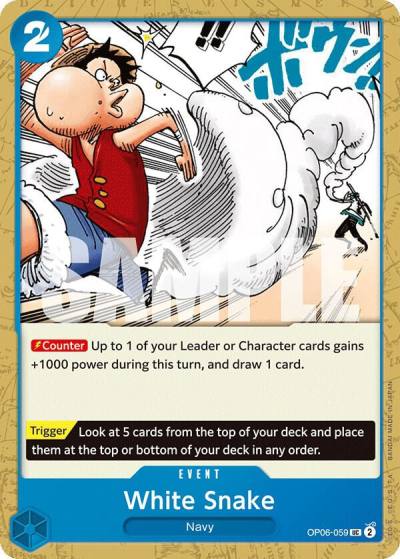 White Snake OP06-059 Wings of the Captain Card