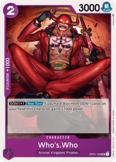 Who's.Who OP01-109 Romance Dawn Card