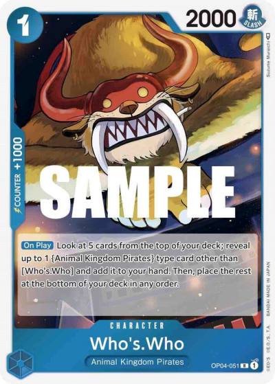 Who's.Who OP04-051 Kingdoms of Intrigue Card