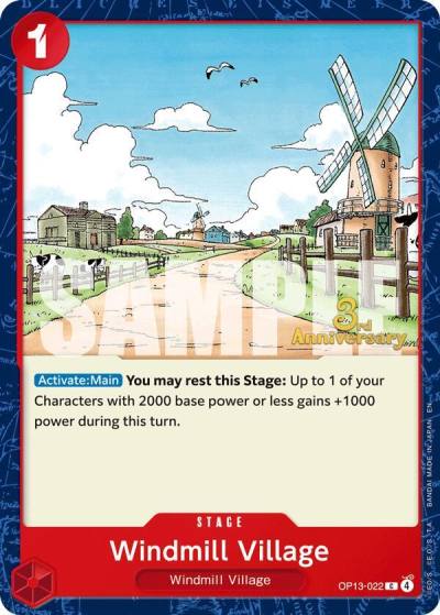 Windmill Village OP13-022 Carrying On His Will: 3rd Anniversary Tournament Cards Card