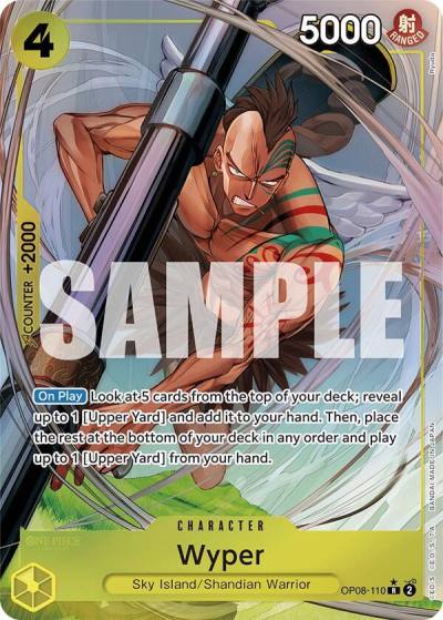 Wyper (Parallel) OP08-110 Two Legends Card