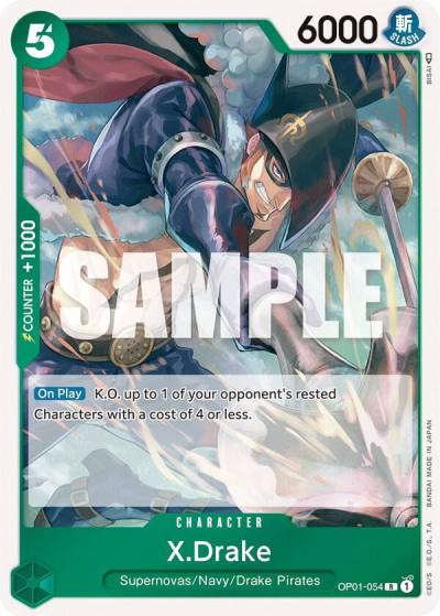 X.Drake (054) OP01-054 Romance Dawn Card