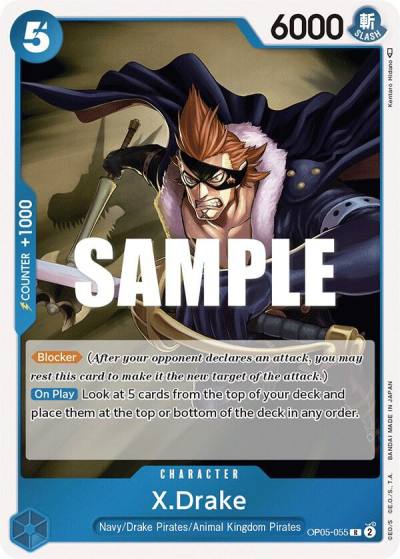 X.Drake OP05-055 Awakening of the New Era Card