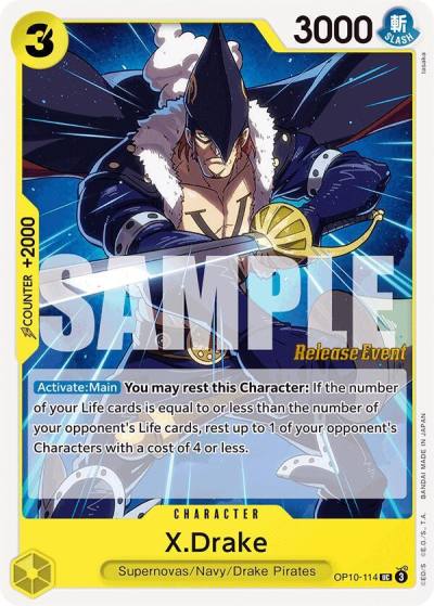X.Drake OP10-114 Royal Blood Release Event Cards Card