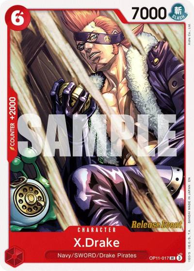 X.Drake OP11-017 A Fist of Divine Speed Release Event Cards Card