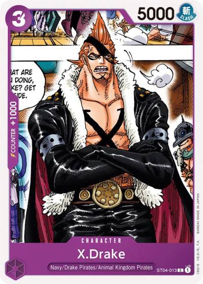 X.Drake ST04-013 Starter Deck 4: Animal Kingdom Pirates Card