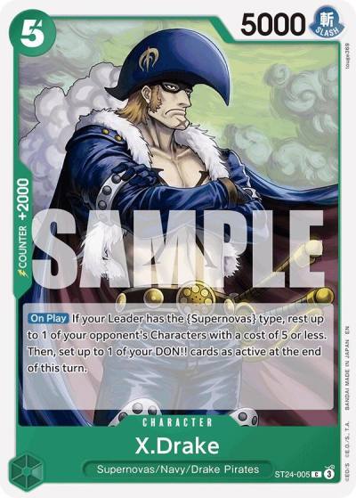X.Drake ST24-005 Starter Deck 24: GREEN Jewelry Bonney Card