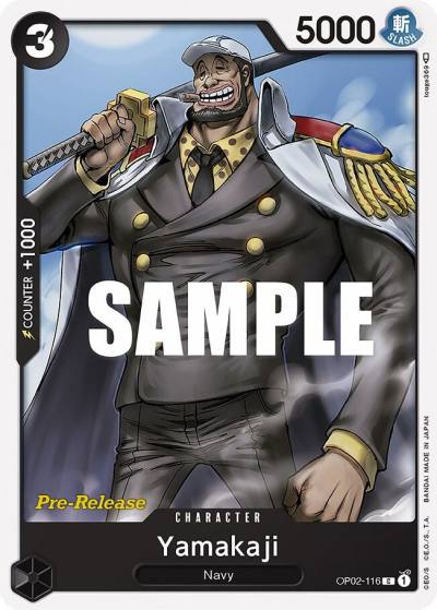 Yamakaji OP02-116 Paramount War Pre-Release Cards Card