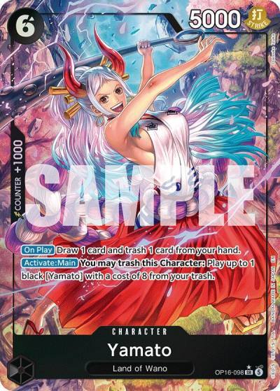 Yamato (098) (Alternate Art) OP16-098 The Time of Battle Card