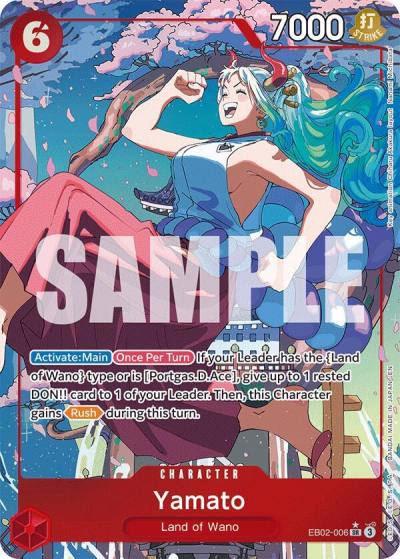 Yamato (Alternate Art) EB02-006 Extra Booster: Anime 25th Collection Card