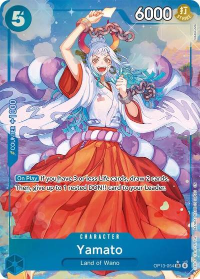 Yamato (Alternate Art) OP13-054 Carrying On His Will Card