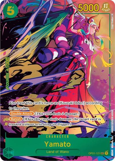 Yamato (Parallel) OP01-121 Romance Dawn Card