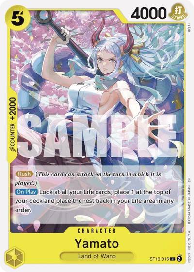 Yamato (Reprint) ST13-016 Starter Deck 28: GREEN/YELLOW Yamato Card
