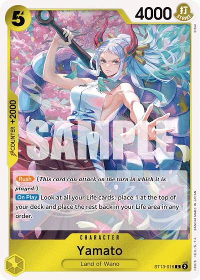 Yamato ST13-016 Ultra Deck: The Three Brothers Card