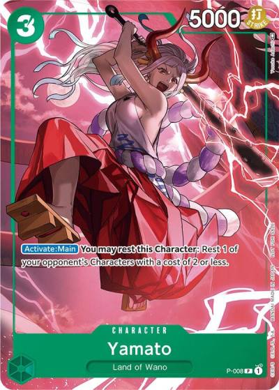 Yamato (Tournament Pack Vol. 1) P-008 One Piece Promotion Cards Card