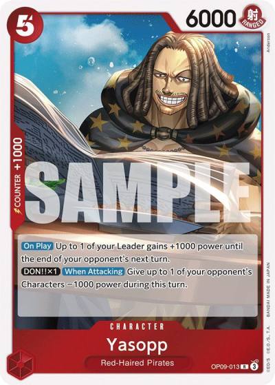 Yasopp OP09-013 Emperors in the New World Card