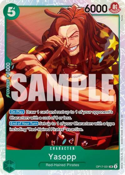 Yasopp OP17-031 The World's Strongest Warriors Card