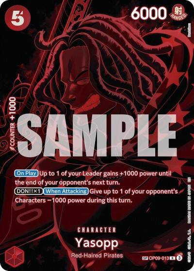 Yasopp (SP) OP09-013 Legacy of the Master Card