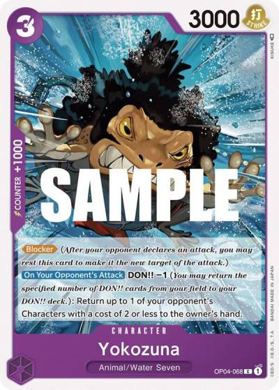 Yokozuna OP04-068 Kingdoms of Intrigue Card
