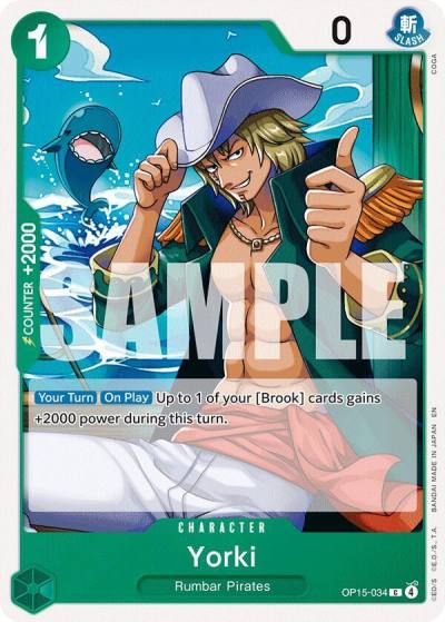 Yorki OP15-034 Adventure on Kami's Island Card