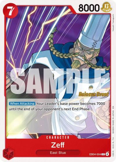 Zeff EB04-004 Adventure on Kami's Island Release Event Cards Card