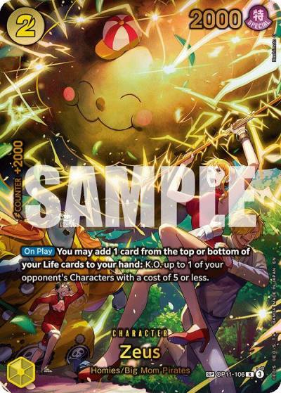 Zeus (SP) OP11-106 Adventure on Kami's Island Card